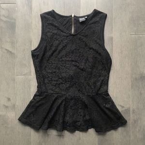 Saks Black label Lace Peplum